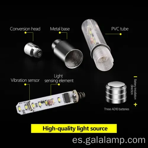 Luz de la rueda del núcleo de la válvula de bicicleta para advertencia de seguridad